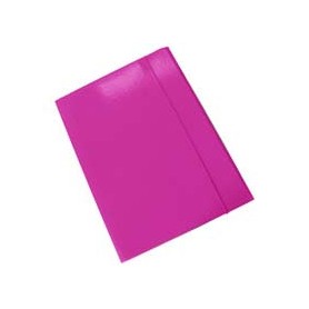 CARTELLINA CON ELASTICO 25X35 FUXSIA 