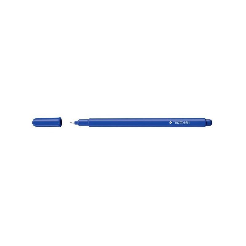 TRATTO Clip – 0,3 Mm Strichstärke, Blau, 12 Stück, Wasserbasierter Tintenleiter
