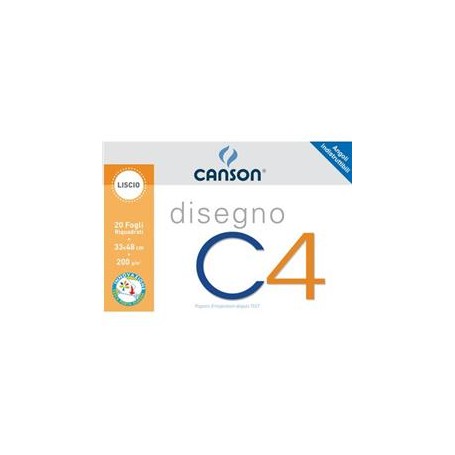 BLOCCO CANSON C4 20 FF. 33X48 RIQUAD. 