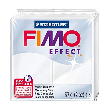 FIMO EFFECT COLORE BIANCO TRASLUCIDO 014 