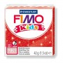 FIMO KIDS COLORE ROSSO GLITTER 212 