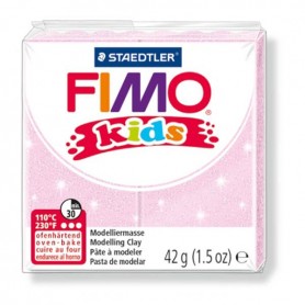 FIMO KIDS COLORE ROSA GLITTER 206 