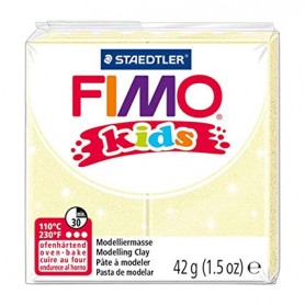 FIMO KIDS COLORE GIALLO GLITTER 106 