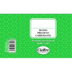 BUONO PRELIEVO CARBURANTE 10X17 2 COPIE AUTORICALCANTI