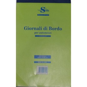 GIORNALE DI BORDO PER AUTOMEZZI 15X23 CARTA USO MANO