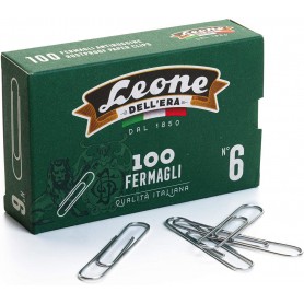 FERMAGLI LEONE ANTIRUGGINE N.6 CONF. 100 PZ.