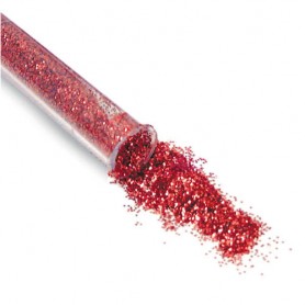 GLITTER CWR GRANA FINE 12 ML ROSSO 