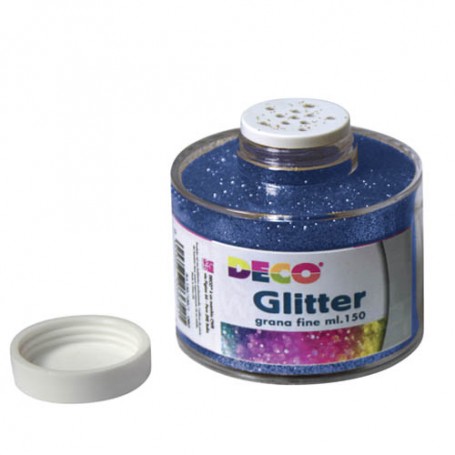 GLITTER CWR GRANA FINE 150 ML BLU 