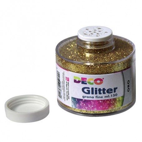 GLITTER CWR GRANA FINE 150 ML ORO 