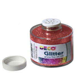 GLITTER CWR GRANA FINE 150 ML ROSSO 