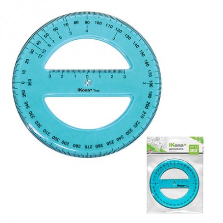 GONIOMETRO CWR IN PLASTICA 360 °12CM 