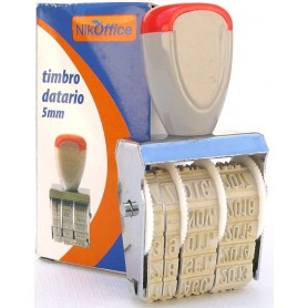 TIMBRO DATARIO NIKOFFICE 5 MM 