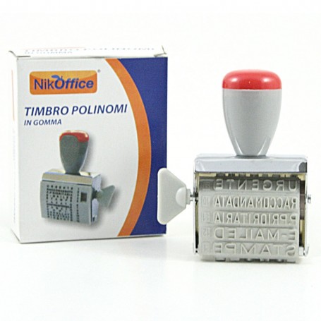 TIMBRO POLINOMIO N.1 MM.4 
