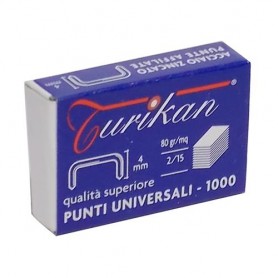 PUNTI METALLICI TURIKAN 6/4 1000PZ 