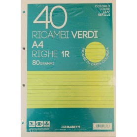 RICAMBI A4 1 RIGO VERDI 