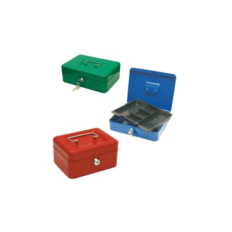 Cassetta Portavalori Kippen Blu - Misure 250x180x90 Mm Con Maniglia - Foto 7