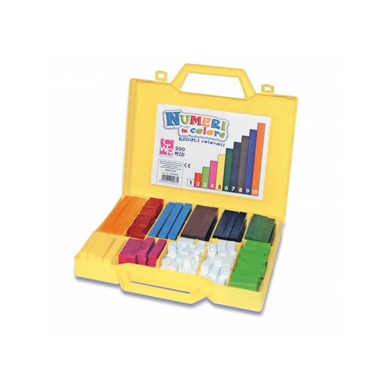 Regoli Numerici Colorati Arda - 200 Pezzi Per Apprendimento Matematica - Foto 8