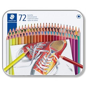 PASTELLI STAEDTLER ESAGONALE CONF. 72 PZ ASTUCCIO IN METALLO