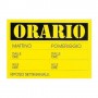 CARTELLO 23X32 ORARIO 