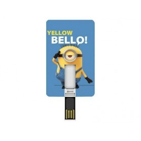 PEN DRIVE CARD 8 GB MINION AZZURRO 