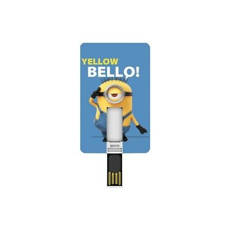 PEN DRIVE CARD 8 GB MINION AZZURRO 