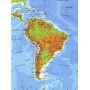 CARTA GEOGRAFICA 30X42 AMERICA DEL SUD 