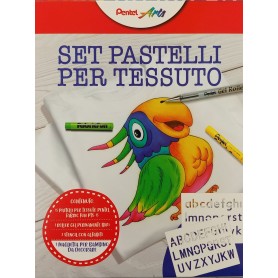 PASTELLI PENTEL PER TESSUTI 15PZ KIT M MAGLIA COD. 0022222