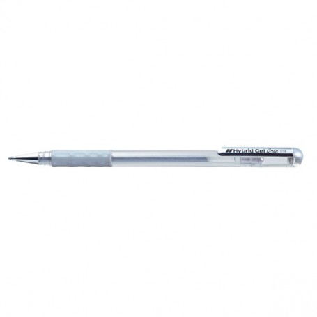 PENNA PENTEL HYBRID GEL GRIP ARGENTO 