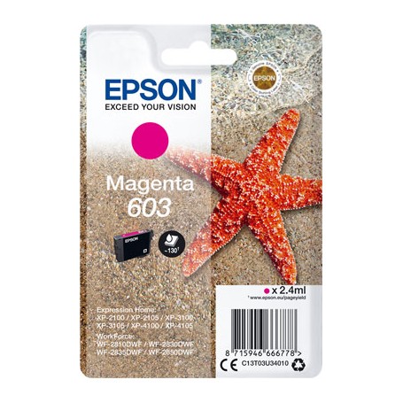 CARTUCCIA ORIGINALE EPSON T03U3 MAGENTA 