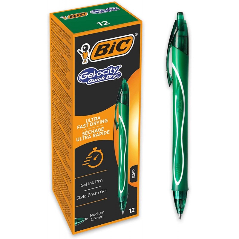 PENNA BIC GEL-OCITY 0.7 VERDE