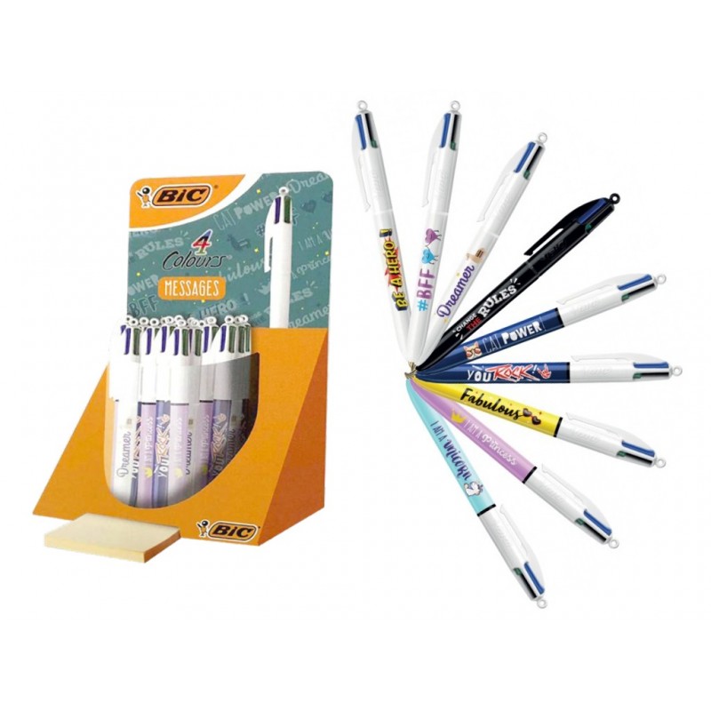 PENNA BIC 4 COLORI MESSAGES