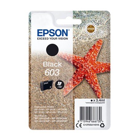 CARTUCCIA ORIGINALE EPSON T03U1 BK 