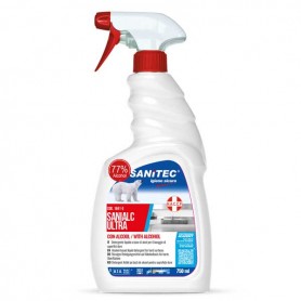 DETERGENTE ALCOLICO UNIVERSALE COVID 750 ML ASCIUGARAPIDO SANITEC 1841-