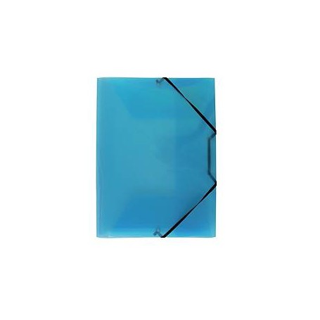 CARTELLINA CON ELASTICO 22X30 LUMINA DORSO 0-3 BLU