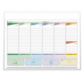 PLANNING 30X21 DA TAVOLO BIANCO 