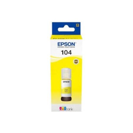 CARTUCCIA ORIGINALE EPSON C13T00P440 YEL LOW ECO TANK 104