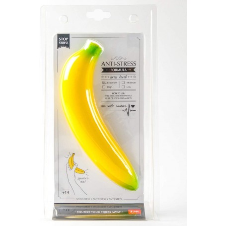 Palla Antistress A Forma Di Banana: Morbida, Elastica, Divertente Per Alleviare La Tensione E Scherzi