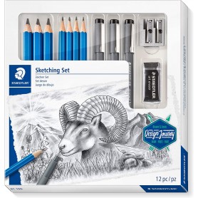 SET COMPLETO STAEDTLER MATITE E PIGMENT ART. 61 100