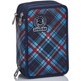 ASTUCCIO 3 CERNIERE INVICTA TARTAN 306012007