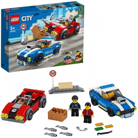 LEGO CITY 60242 ARRESTO SU STRADA DELLA POLIZIA