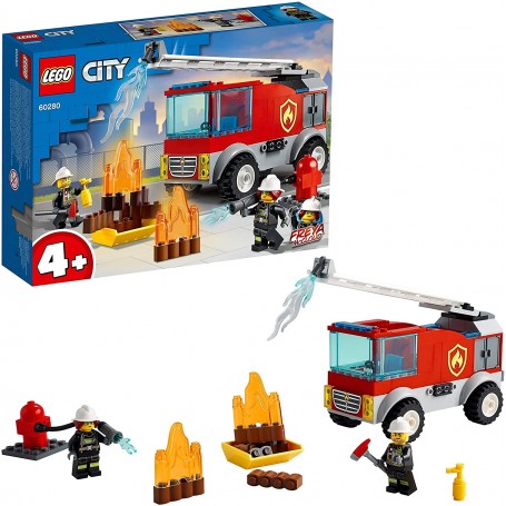 LEGO CITY 60280 AUTOPOMPA CON SCALA 