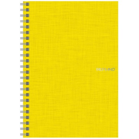BLOCCO SPIRALATO A4 ECOQUA 1R GIALLO LIM FABRIANO 19290208