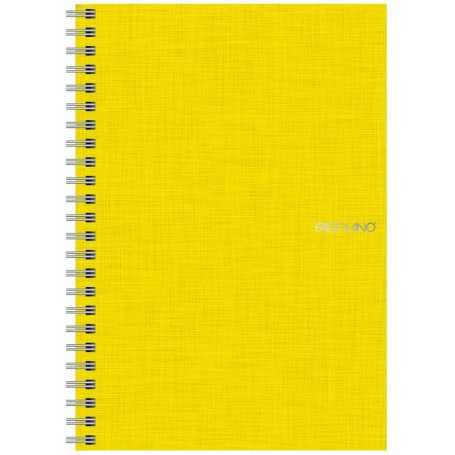 BLOCCO SPIRALATO A4 ECOQUA 1R GIALLO LIM FABRIANO 19290208