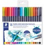 PENNARELLI STAEDTLER BRUSH 18 PZ 3001 TB 18 ACQUERELLABILE