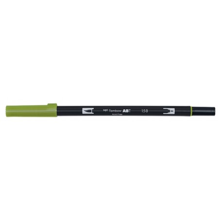 PENNARELLO TOMBOW DUAL BRUSH D/OLIVE 158 