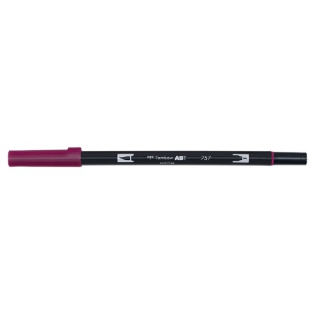 PENNARELLO TOMBOW DUAL BRUSH POR RED 757 