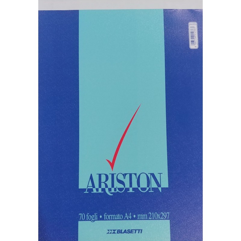 Ariston Blasetti Ariston bloc-notes A4 60 feuilles Bleu 