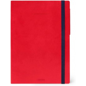 AGENDA LEGAMI DEL PROFESSORE 17X24 ROSSA SETTIMANALE 13 MESI