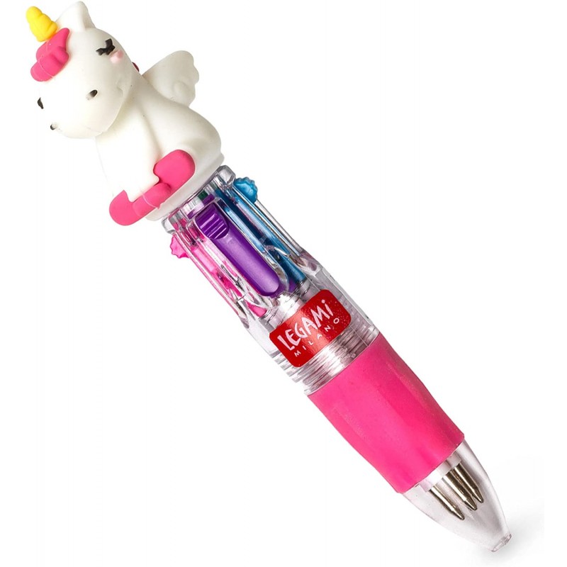 2 Pezzi Penna A Sfera A Colori Casuali A Forma Unicorno Confezione 6 Colori, Risparmia Offerte