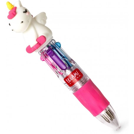 PENNA LEGAMI 4 COLORI MINI UNICORNO 